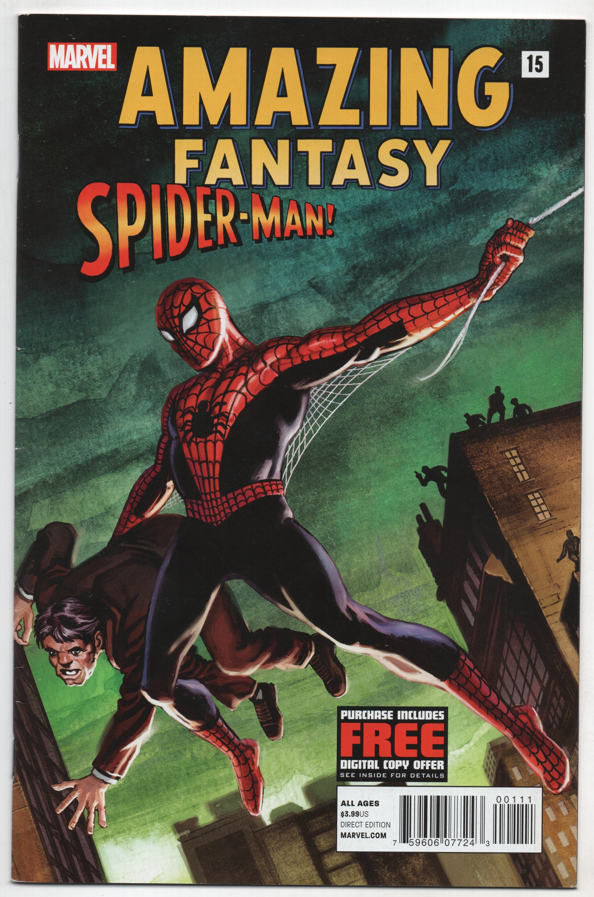 Marvel Comics Amazing Fantasy 15 1st Appearance of Spiderman 