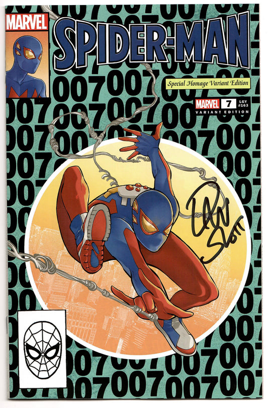 Spider-Man #7 Marvel 2023 Romy Jones Trade Spider-Boy SIGNED Dan Slott