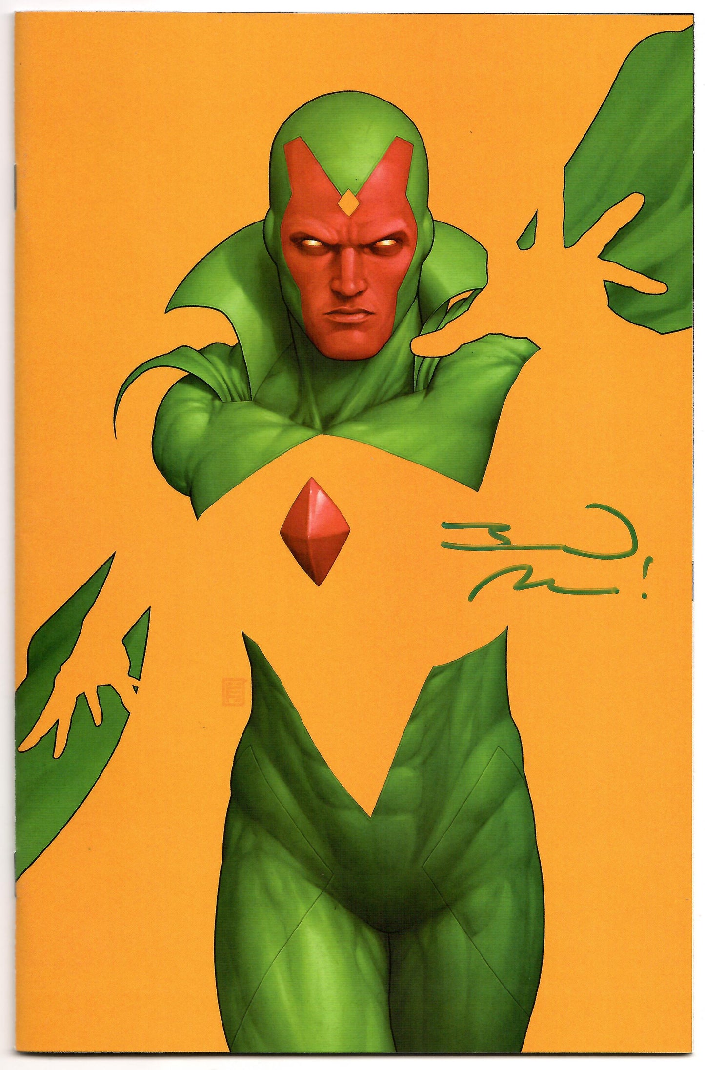 Avengers #1 G John Tyler Christopher Vision SIGNED Jed MacKay Variant (05/17/2023) Marvel - Golden Apple Comics