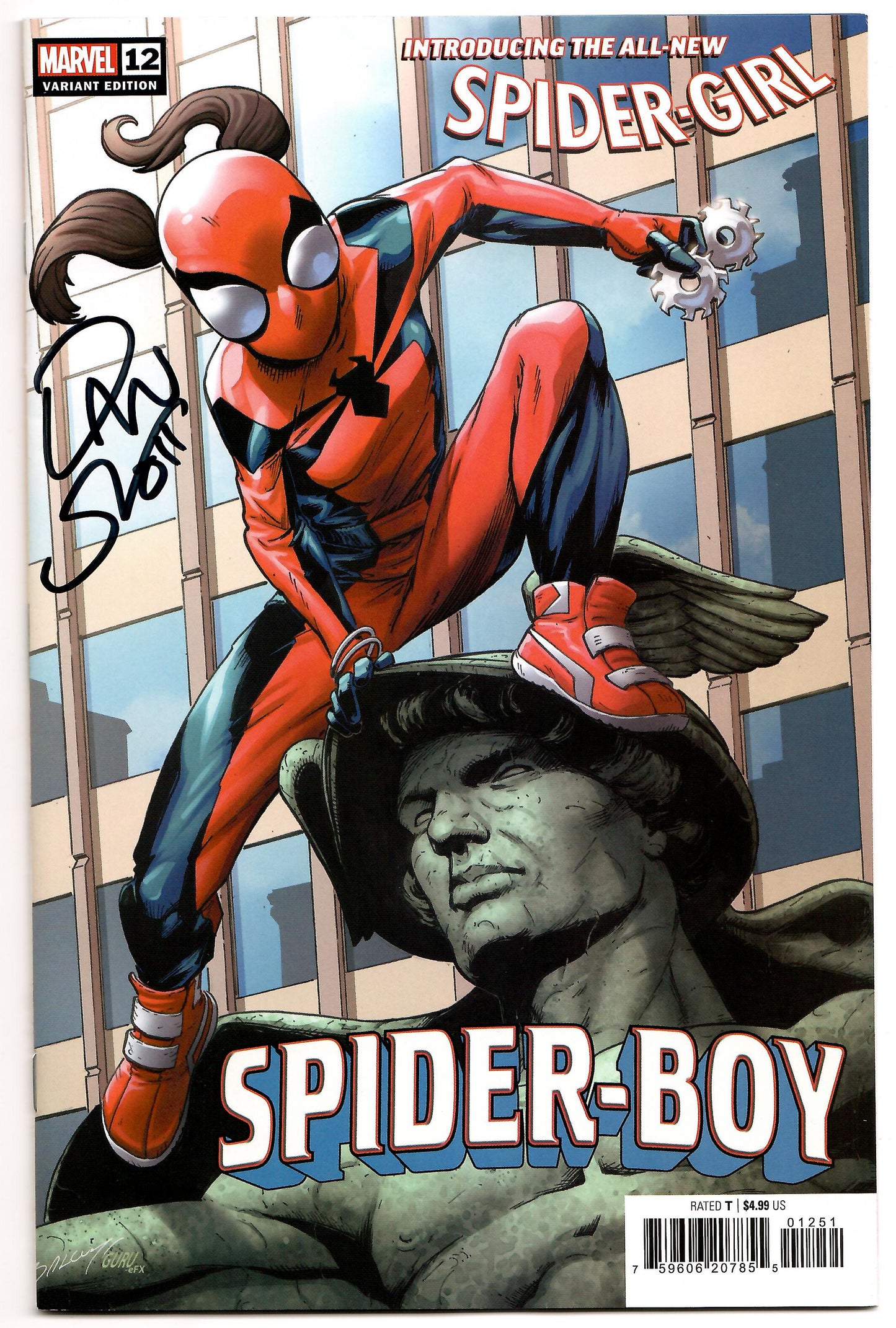 Spider-Boy #12 E Mark Bagley Variant (10/23/2024) Marvel SIGNED Dan Slott