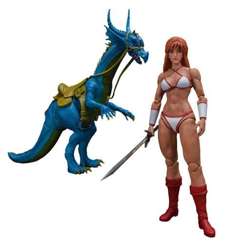 Golden Axe Tyris Flare & Blue Dragon 1:12 Scale Action Figure