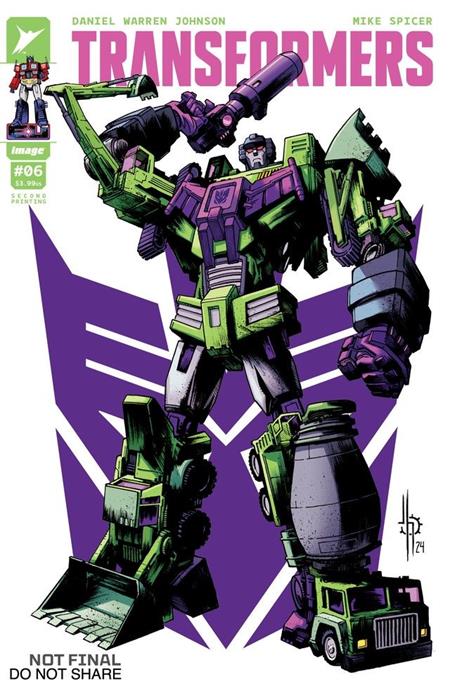 Transformers #6 2nd Print B Jason Howard Variant (05/15/2024) Image
