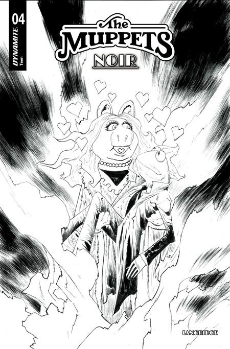 Muppets Noir #4 D 1:10 Jae Lee Line Art Variant (05/20/2026) Dynamite - Golden Apple Comics