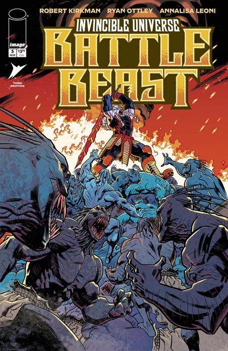 Invincible Universe Battle Beast #5 3rd Print Mike Hawthorne Variant (05/20/2026) Image - Golden Apple Comics