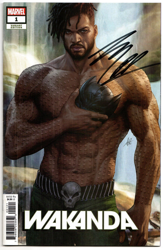 Wakanda #1 B (Of 5) Stanely Lau Artgerm Variant CGC SS SIGNED Michael B Jordan (10/12/2022) Marvel