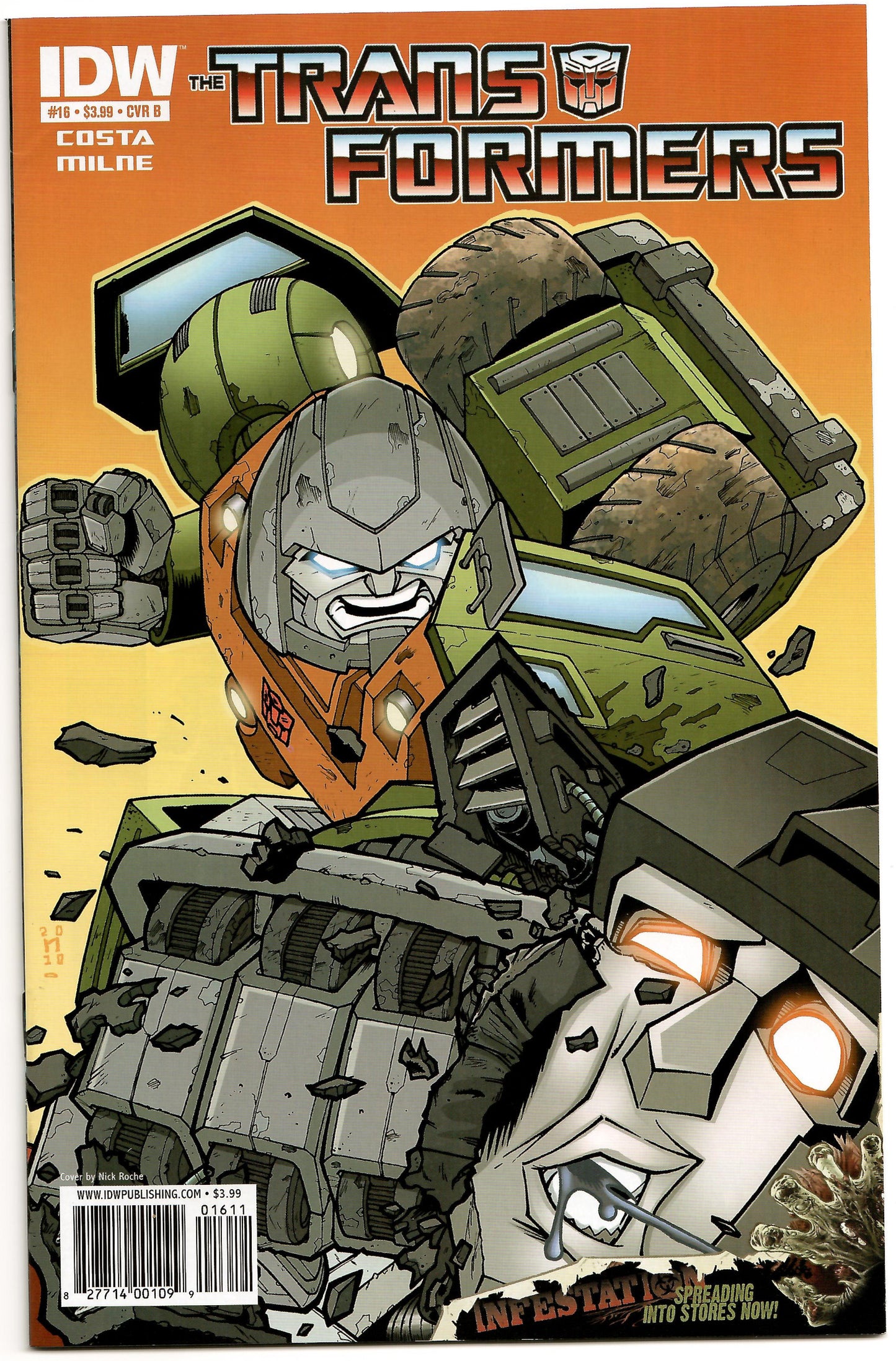 Transformers 16 B IDW 2011 Nick Roche Variant