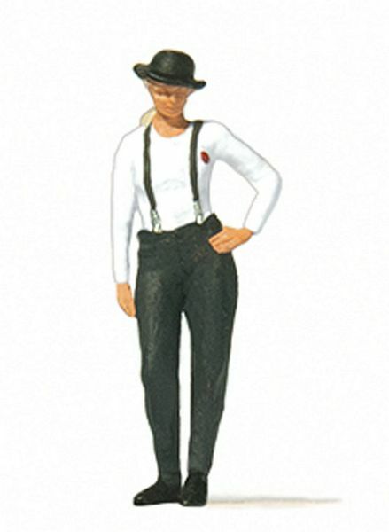 Preiser 28230 HO Scale Woman in Bowler Hat Individual Figure - Golden Apple Comics