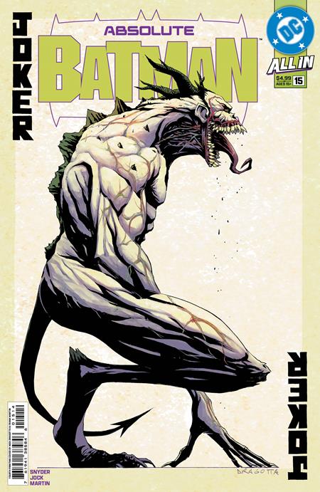 Absolute Batman #15 4th Print A Nick Dragotta Variant (06/24/2026) Dc