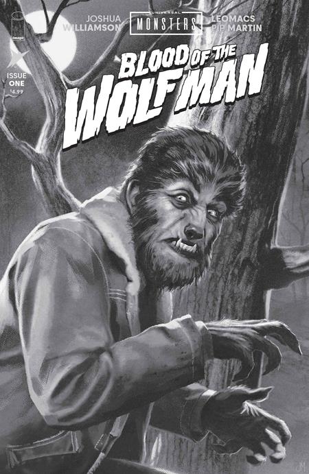 Universal Monsters Blood Of The Wolf Man #1 (Of 4) D 1:25 Joshua Middleton Classic Horror B& (06/24/2026) Image - Golden Apple Comics