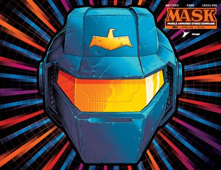 Mask #1 Q Pye Parr Die Cut Foil Mask Variant (06/03/2026) Image - Golden Apple Comics