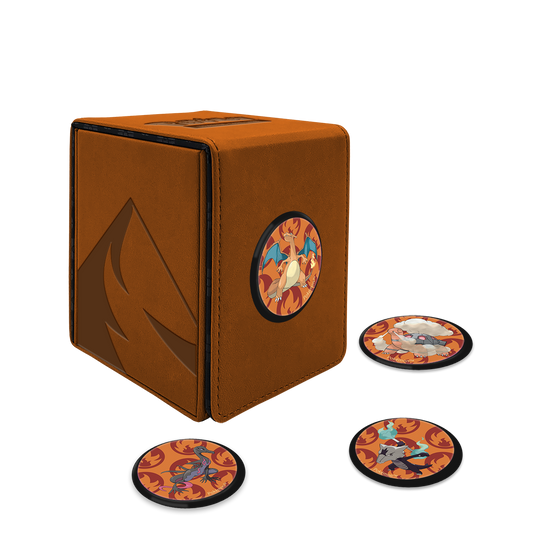 Ultra Pro Pokemon Gallery Series: Scorching Summit Alcove Click Deck Box - Golden Apple Comics