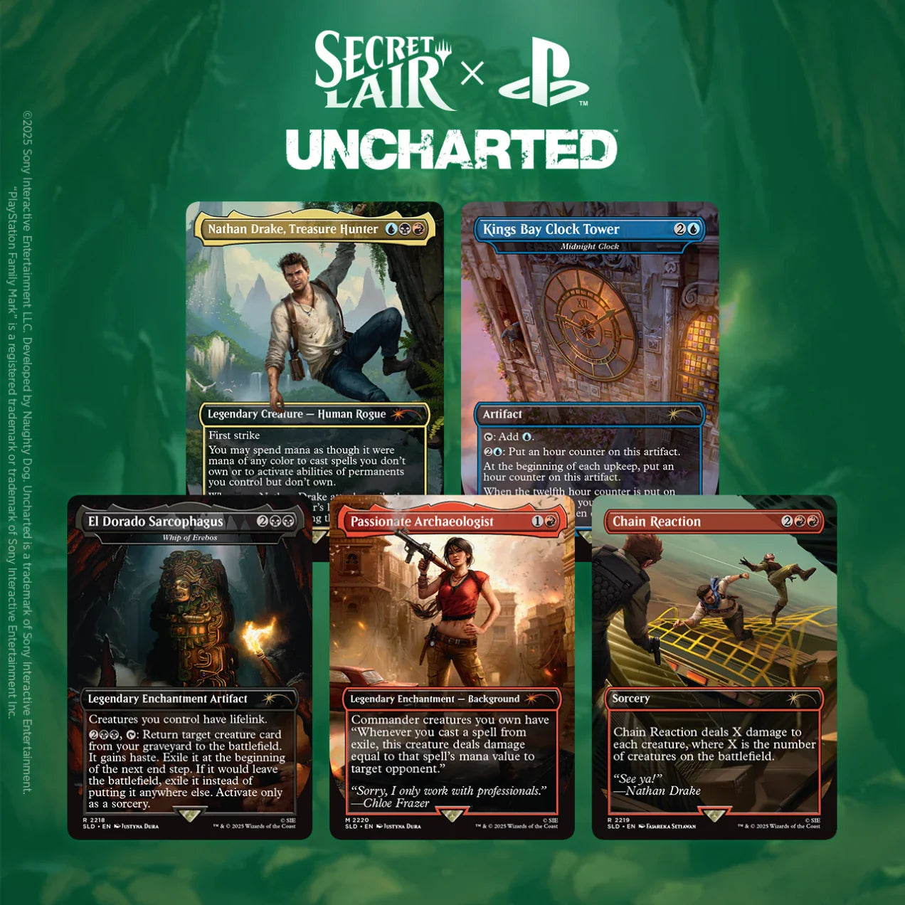 Magic: the Gathering Secret Lair x Uncharted - Golden Apple Comics