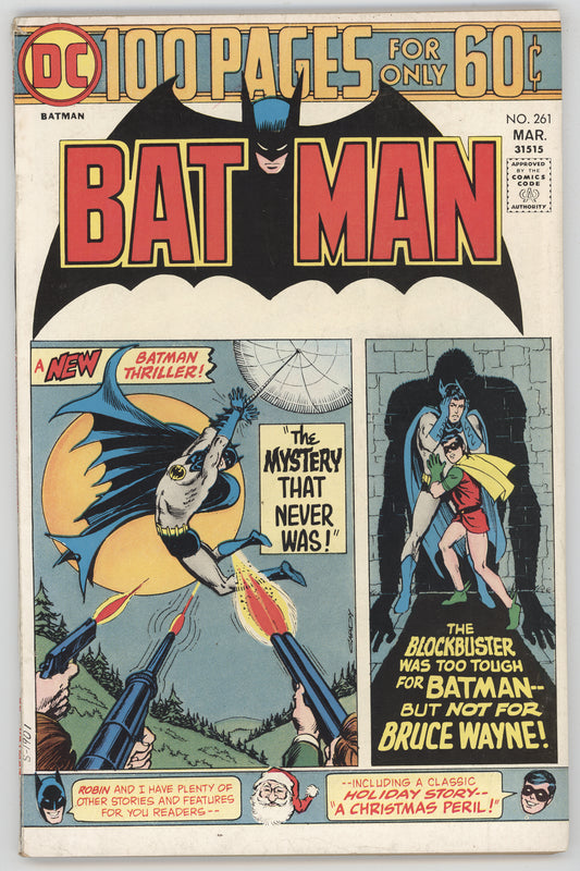 Batman 261 DC 1975 FN VF Nick Cardy Robin Santa Claus Christmas