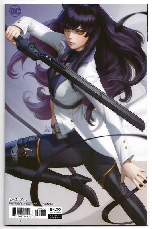 RWBY #4 B (OF 7) Stanely Lau Artgerm CARD STOCK Variant (01/15/2020) DC