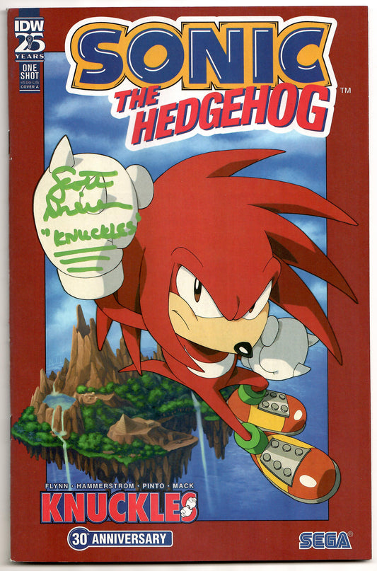 Sonic The Hedgehog Knuckles 30Th Ann Special #1 A Aaron Hammerstrom SIGNED Scott Dreier (11/20/2024) Idw