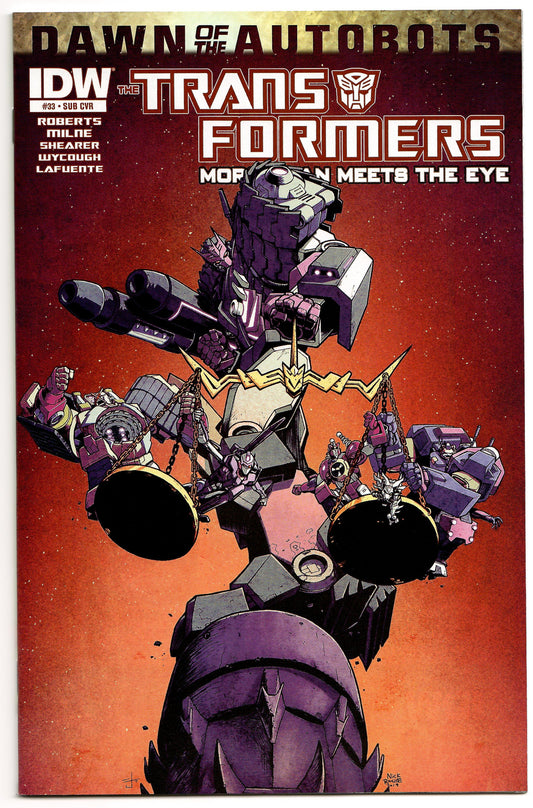 Transformers More Than Meets The Eye #33 B IDW 2014 Nick Roche Variant