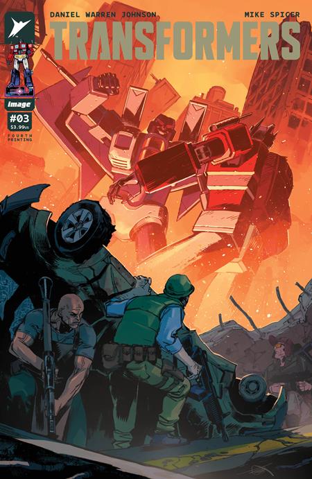 Transformers #3 4th Print Andrea Milana Variant (10/30/2024) Image