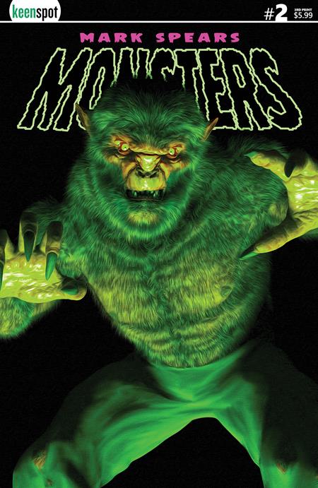 Mark Spears Monsters #2 3rd Print A Werewolf Variant (07/23/2025) Keenspot