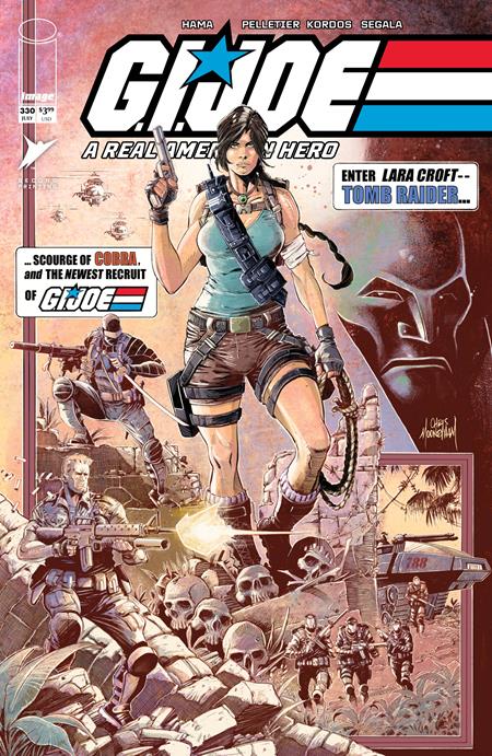 Gi Joe A Real American Hero #330 2nd Print Chris Mooneyham Lara Croft Tomb Raider (08/12/2026) Image