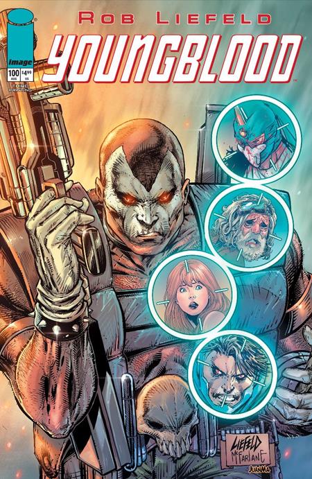 Youngblood #100 3rd Print A Rob Liefeld New Mutants 87 Homage Image (08/05/2026) Image