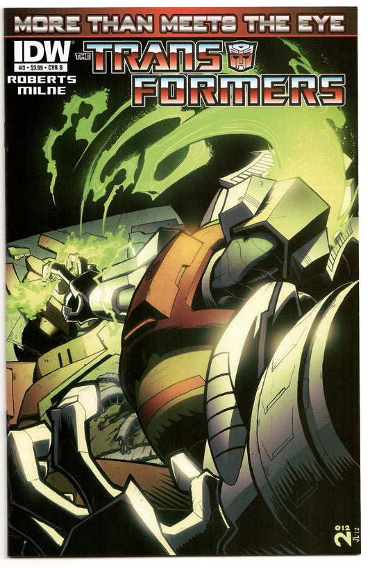 Transformers More Than Meets The Eye #3 B IDW 2012 Nick Roche Variant