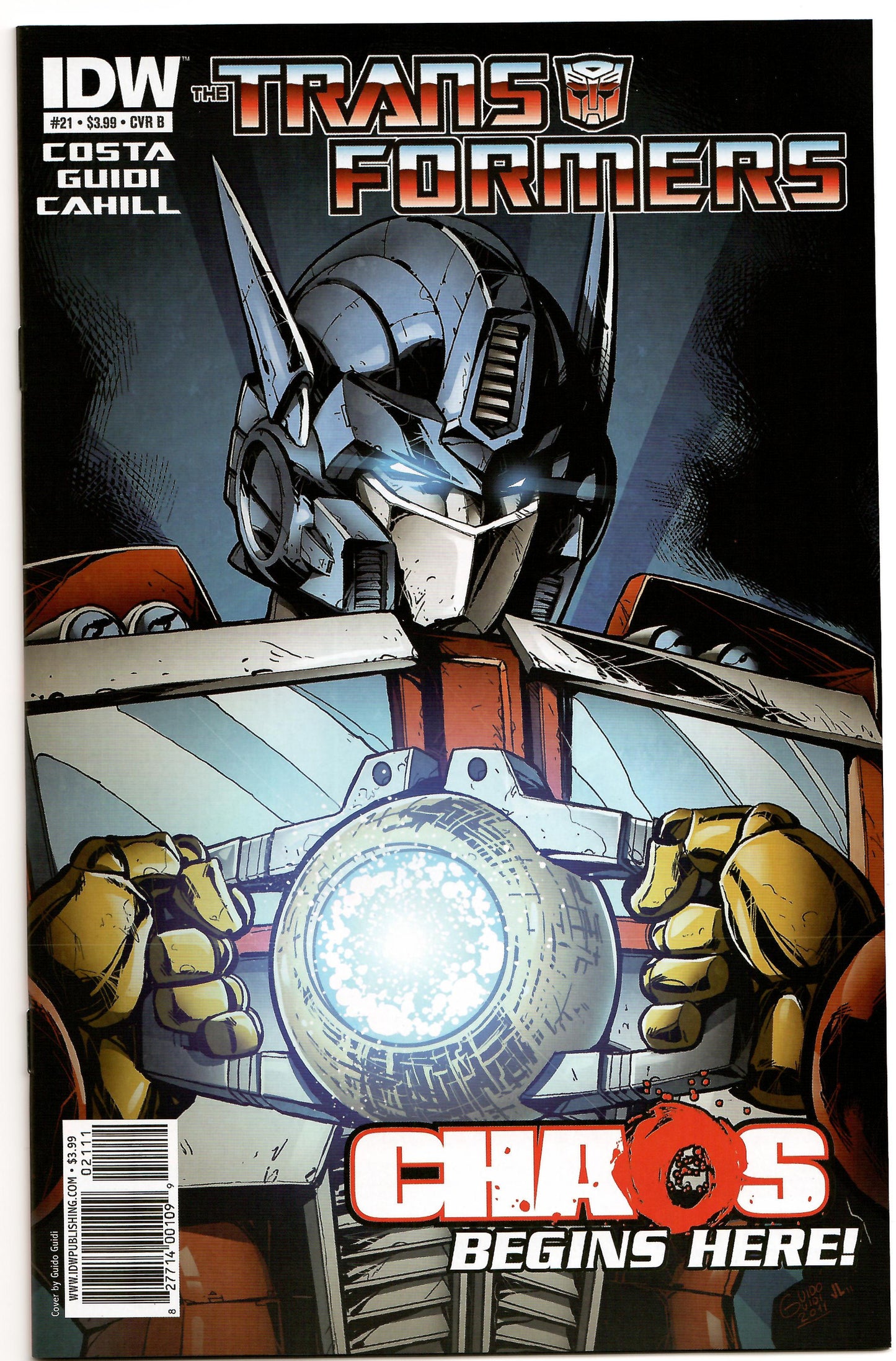 Transformers 21 B IDW 2011 Guido Guidi Variant