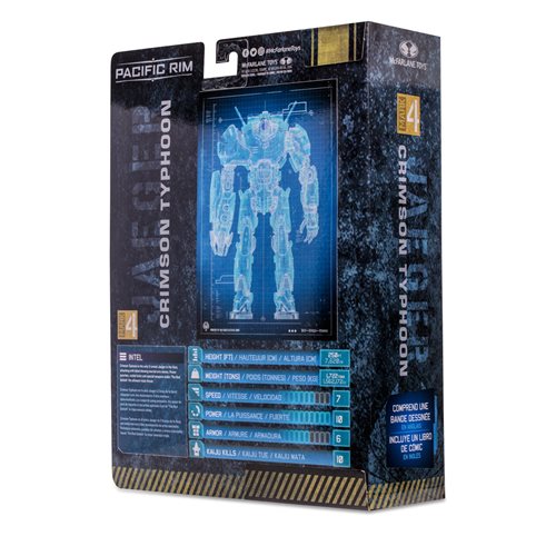 McFarlane Toys Pacific Rim Jaeger Wave 1 4-Inch Scale Action Figure with Comic Book - Choose a Figure