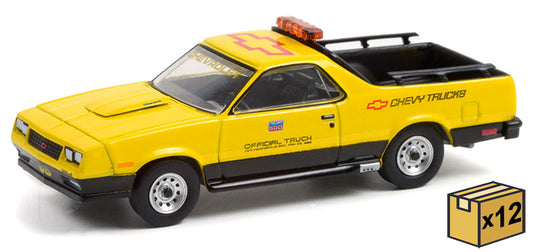 Greenlight 30311-CASE 1/64 Scale 1986 Chevrolet El Camino Ss 70Th Indianapolis