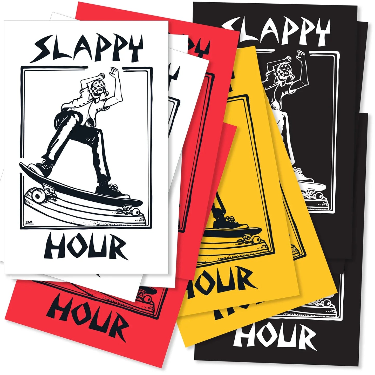 Black Label Skateboards Slappy Hour "Possessed To Slap" Sticker