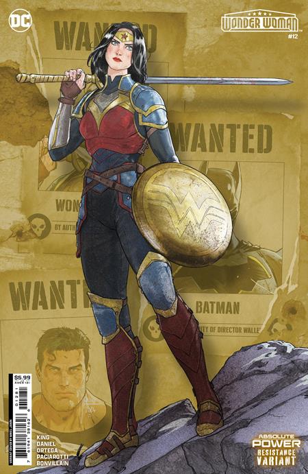 Wonder Woman #12 E Mikel Janin Resistance Variant (Absolute Power) (08/21/2024) DC