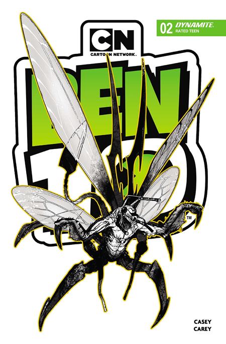Ben 10 #2 3rd Print B 1:7 Robert Carey B&W (08/05/2026) Dynamite