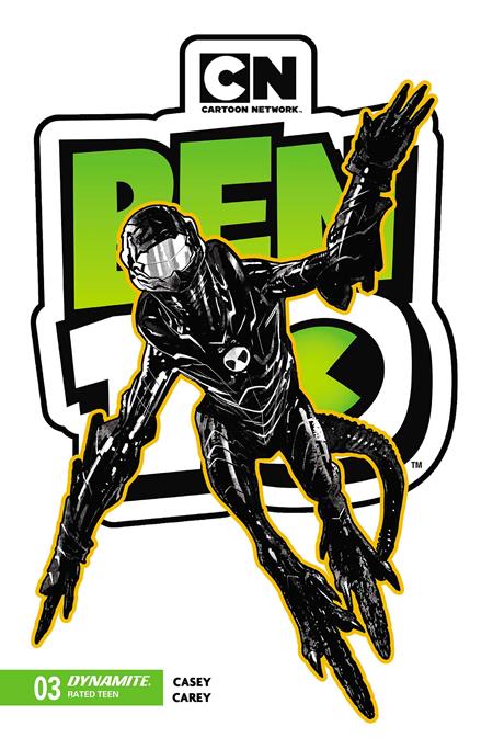 Ben 10 #3 2nd Print B 1:7 Robert Carey (08/05/2026) Dynamite