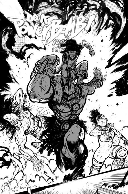 Do A Powerbomb Black And White #2 (Of 3) C Daniel Warren Johnson Action Variant (08/26/2026) Image