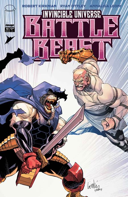 Invincible Universe Battle Beast #12 A1 Cover Set Of 6 1:10 1:25 1:50 1:100 (08/19/2026) Image