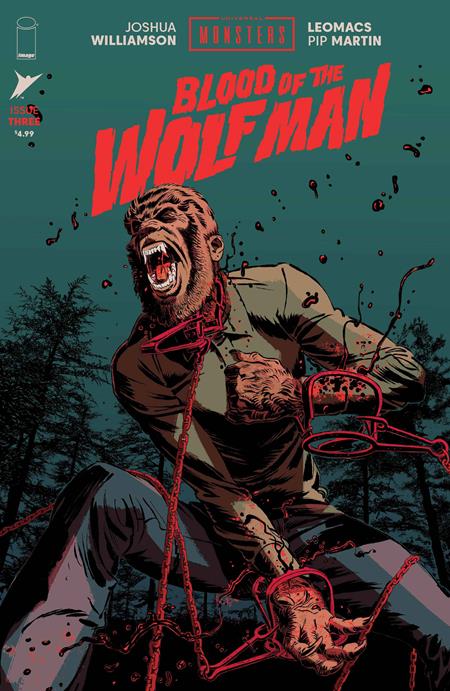 Universal Monsters Blood Of The Wolf Man #3 (Of 4) A1 Cover Set Of 6 1:10 1:25 1:50 1:75 (08/26/2026) Image