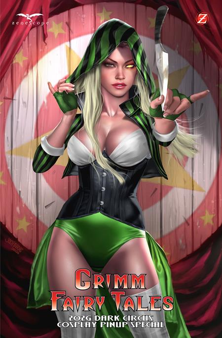 Grimm Fairy Tales 2026 Dark Circus Cosplay Pinup Special #1 (One-Shot) B Josh Burns Variant (09/09/2026) Zenescope (Copy)