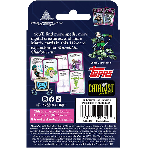 Munchkin - Shadowrun Hack The Future Expansion Pack