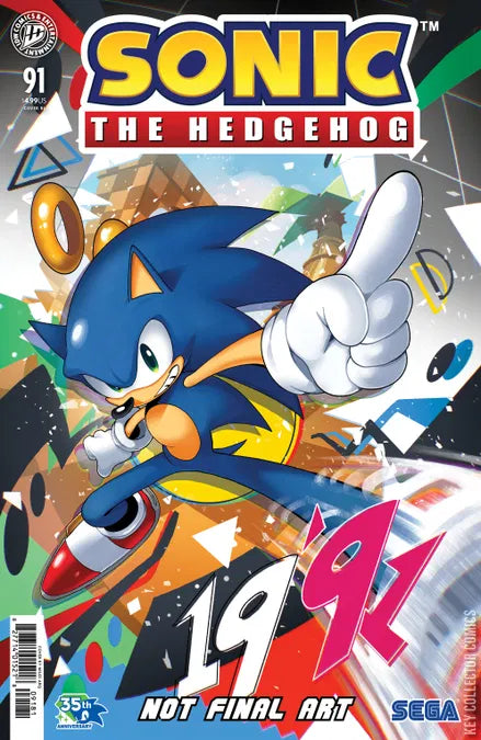 Sonic The Hedgehog #91 A1 Cover Set of 8 1:10 1:25 1:50 (10/28/2026) Idw