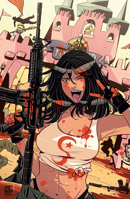 Calexit: The Battle Of Universal City #2 (Of 3) D 1:10 Elisa Pocetta Gallery Ed Variant (07/17/2024) Black Mask