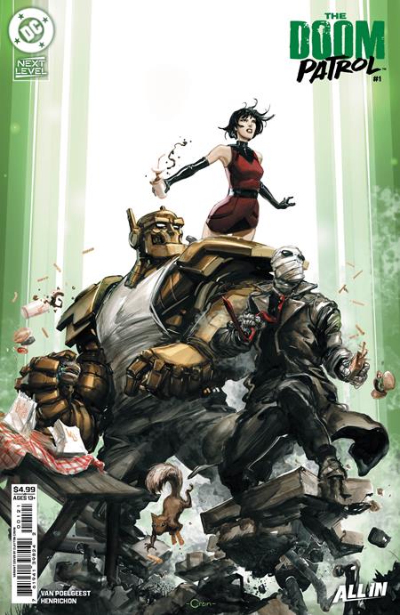 Doom Patrol #1 B Clayton Crain Variant (09/02/2026) Dc