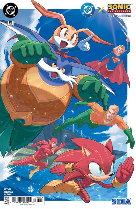 Dc X Sonic The Hedgehog Metal Legion #5 (Of 5) B Min Ho Kim Variant (09/16/2026) Dc