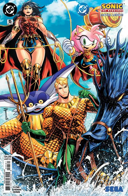 Dc X Sonic The Hedgehog Metal Legion #5 (Of 5) C Serg Acuna Variant (09/16/2026) Dc