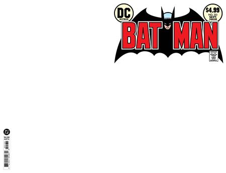 Batman #251 Facsimile B Blank Variant (09/09/2026) Dc