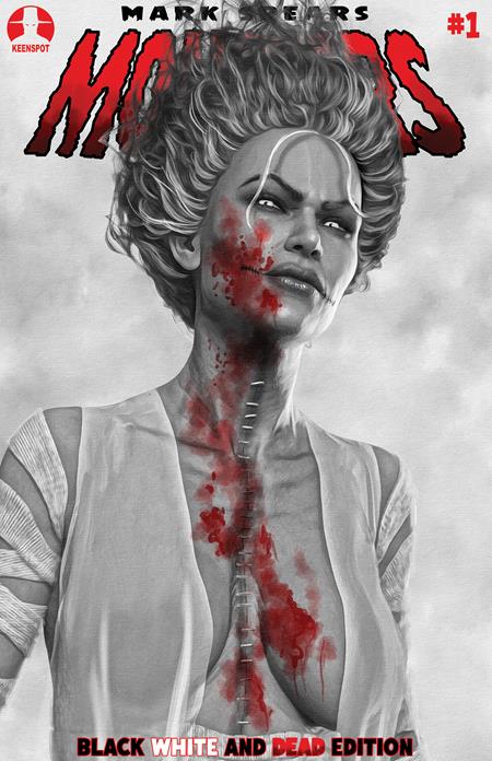 Mark Spears Monsters #1 7th Print B Black White Dead Blood Seekers Variant (09/16/2026) KEENSPOT