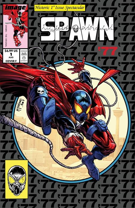 Spawn 77 #1 (Of 3) F 1:25 Todd Mcfarlane Retro Logo Variant (09/09/2026) Image