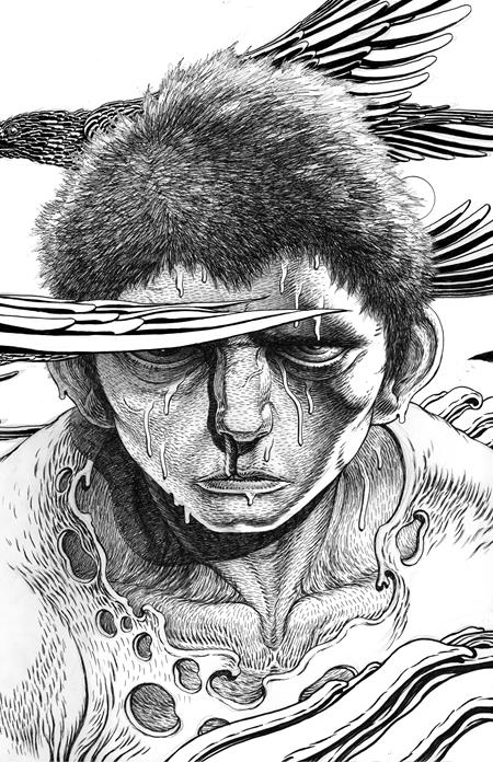 Karman Blade #1 (Of 4) C 1:25 Ian Bertram B&W Virgin Wraparound Variant (09/09/2026) Image