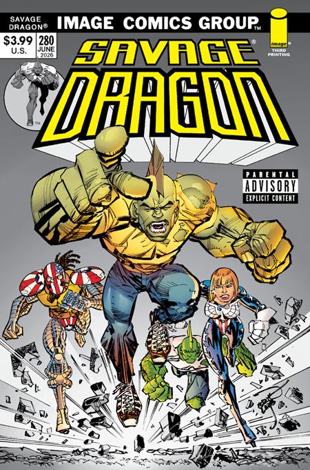 Savage Dragon #280 3rd Print Erik Larsen Variant (09/23/2026) Image