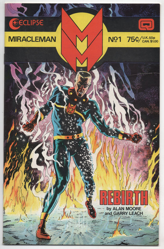 Miracleman 1 Eclipse 1985 VF NM Alan Moore Gary Leach