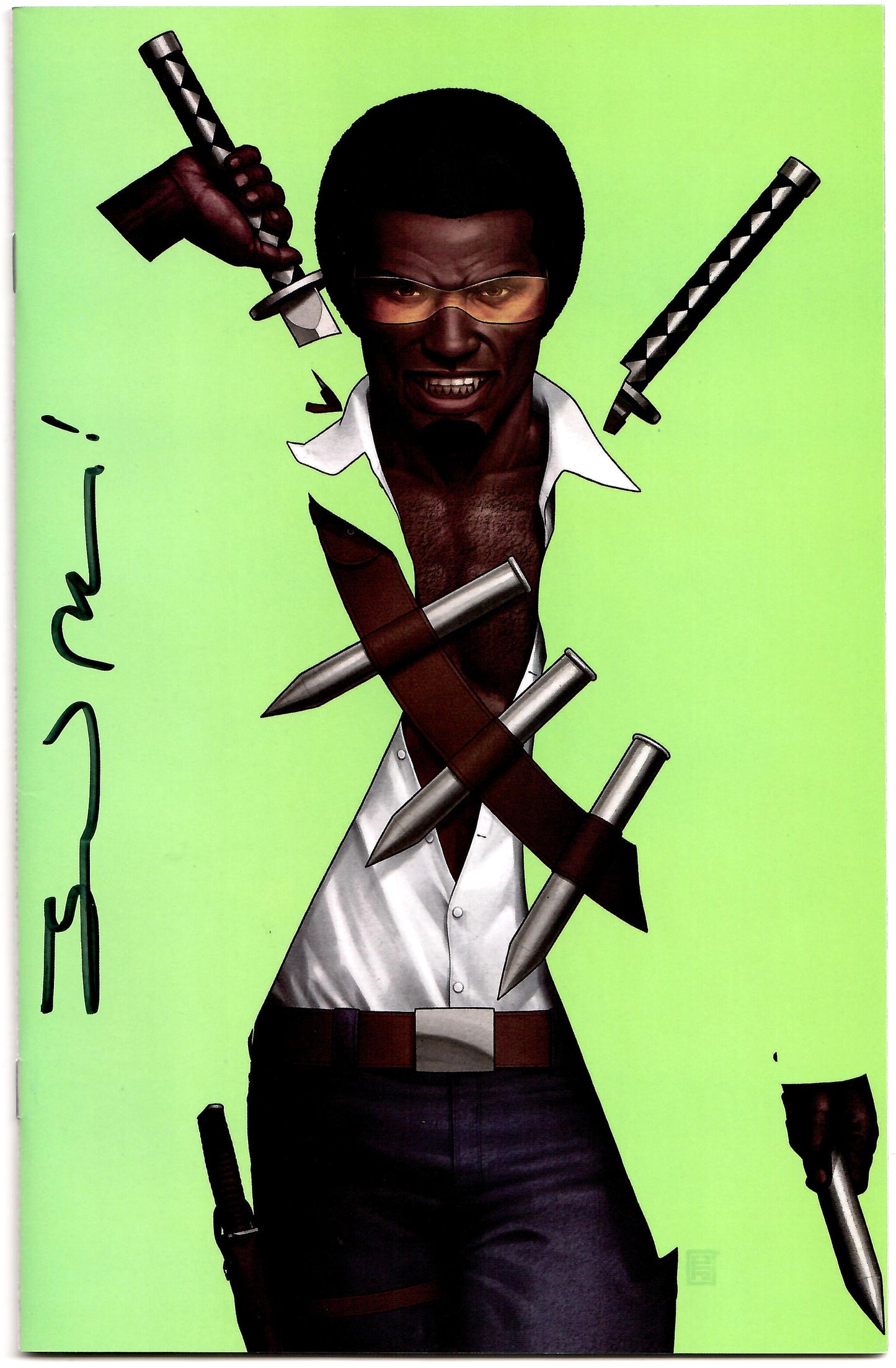 Blood Hunt #1 C Marvel 2024 John Tyler Christopher Blade SIGNED Jed MacKay Variant