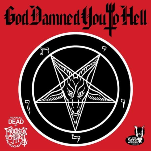 Friends Of Hell - God Damned You To Hell (Picture Disc) - 12 Inch Vinyl - Golden Apple Comics
